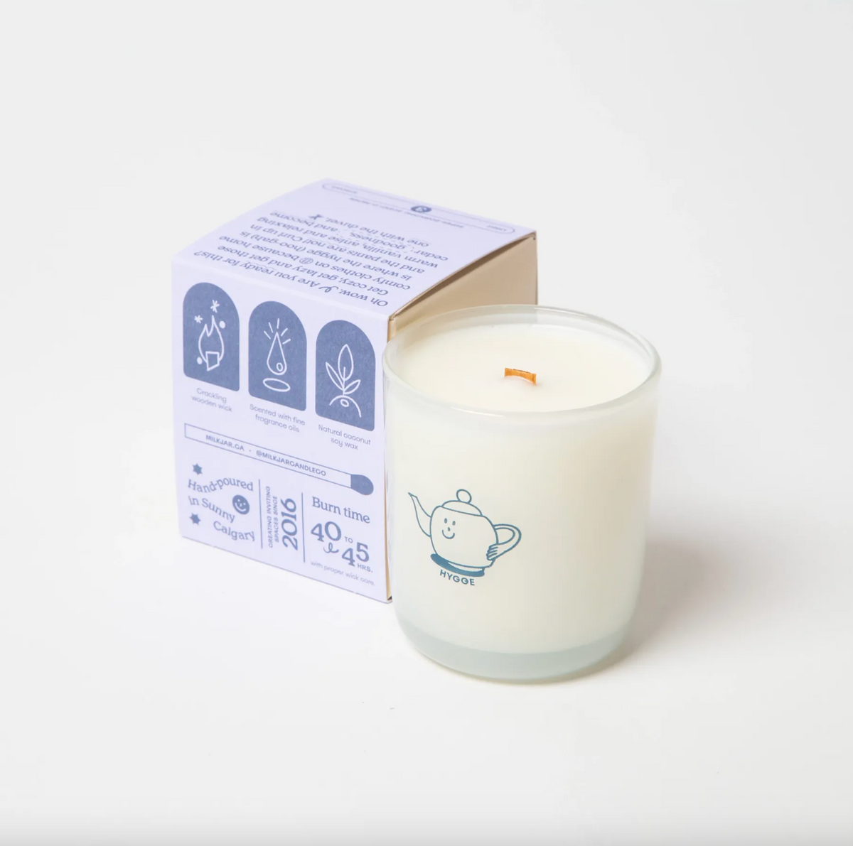 milk jar candle hygge Kindred People