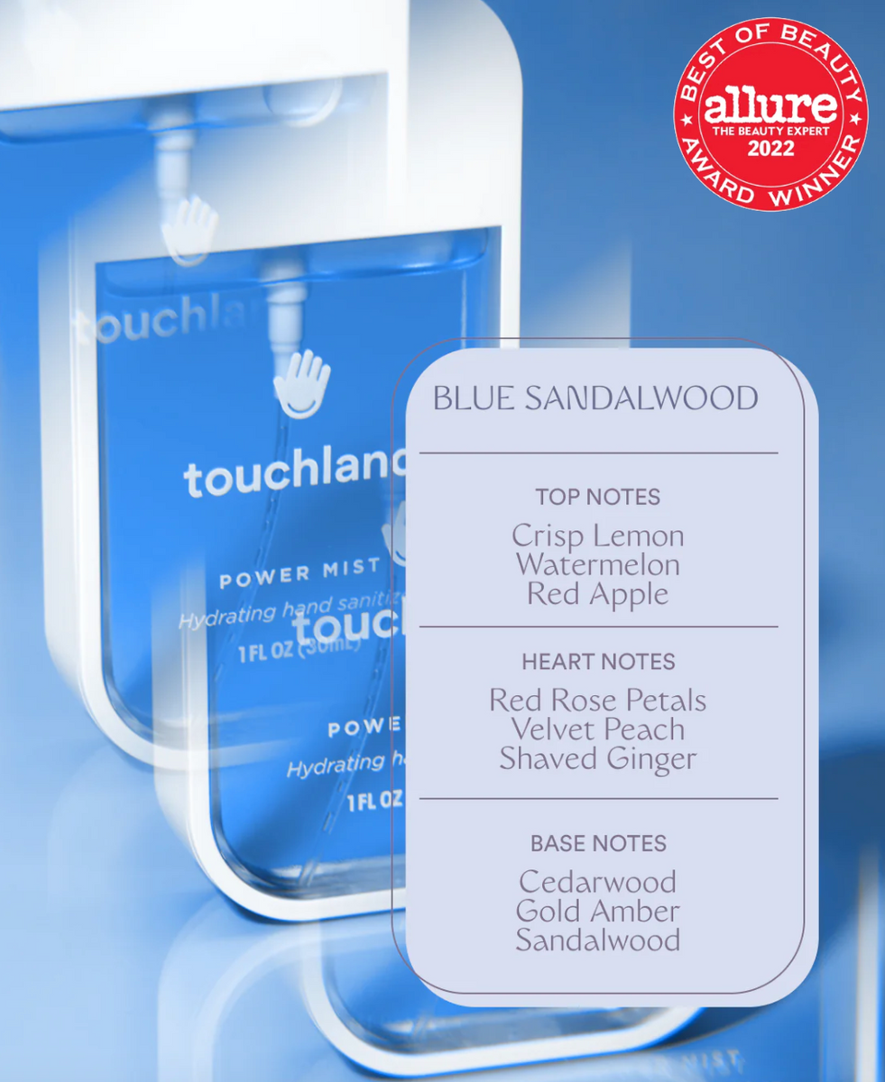 Touchland Power Mist Blue Sandalwood Hand Sanitizer