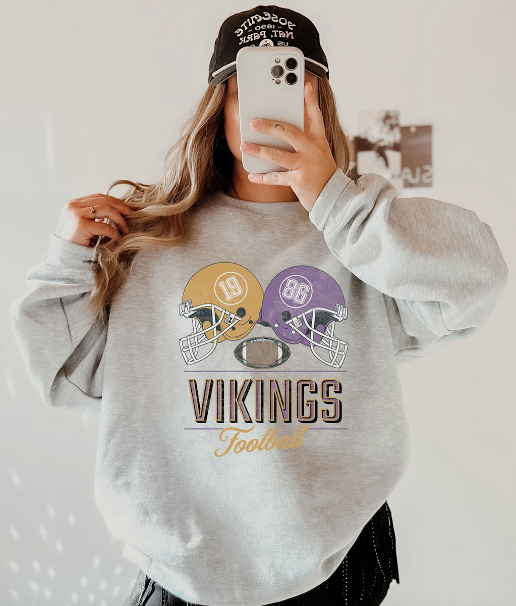 vintage vikings crewneck