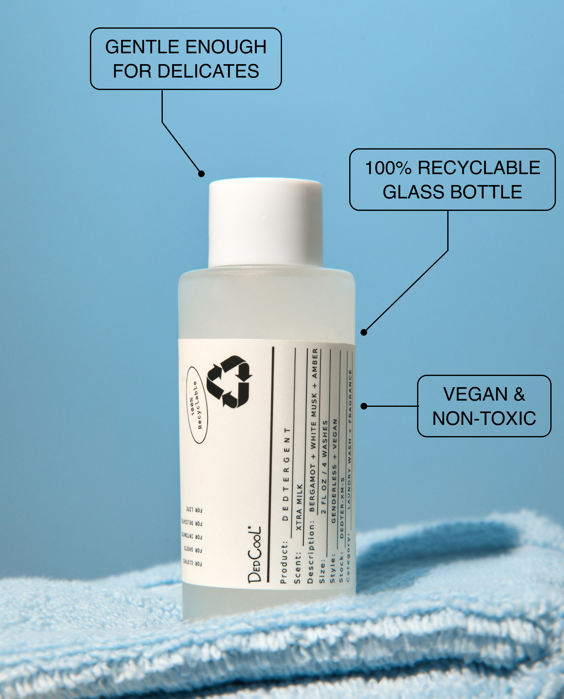 mochi milk mini detergent - 1.85oz – Kindred People