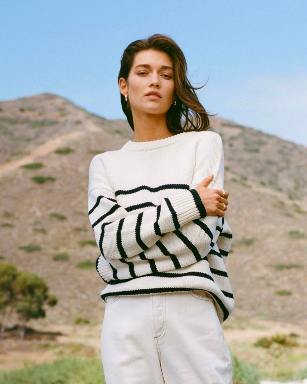 boyfriend stripe sweater