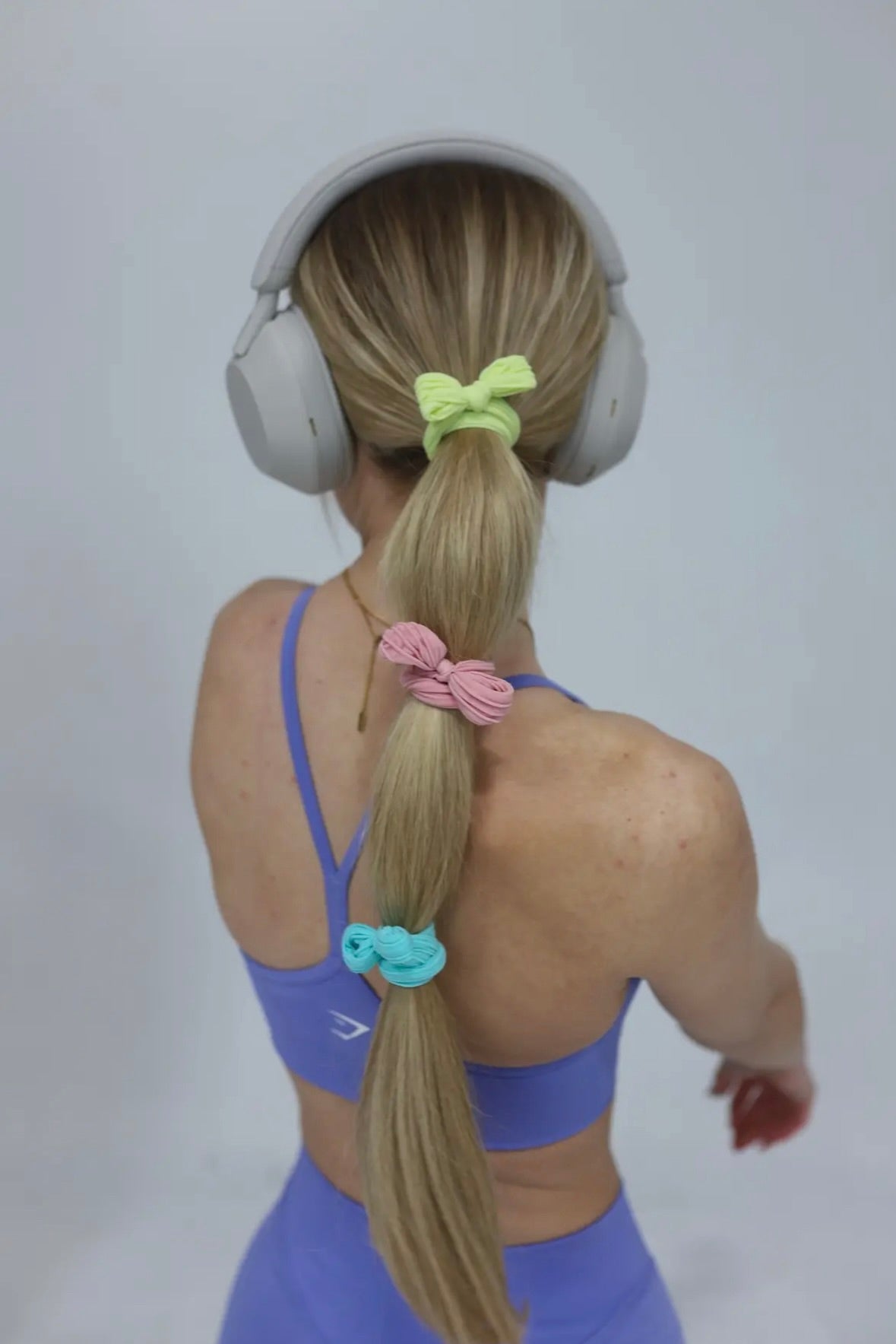 kaxi bow slick back ponytails