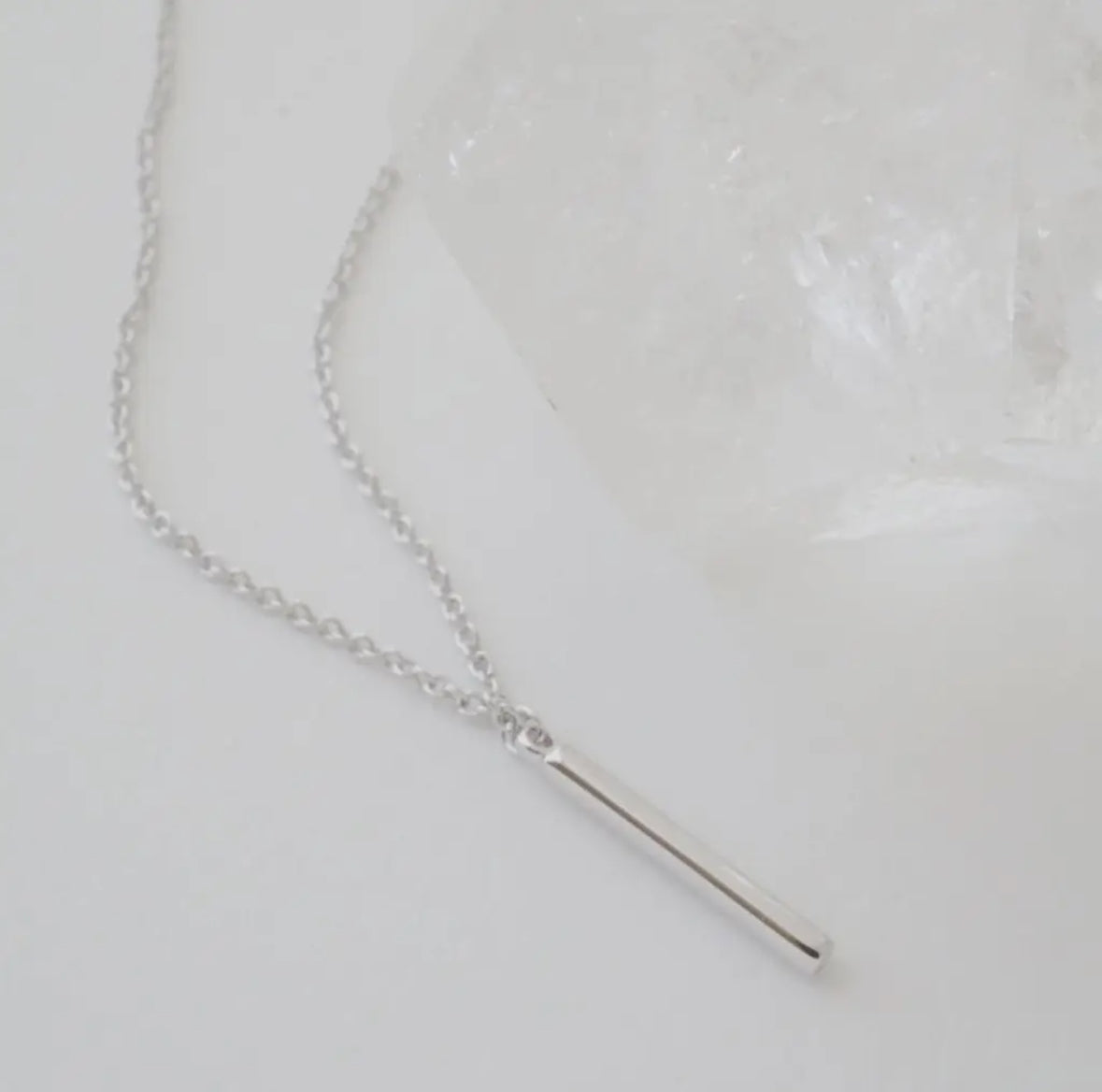 pipette bar necklace