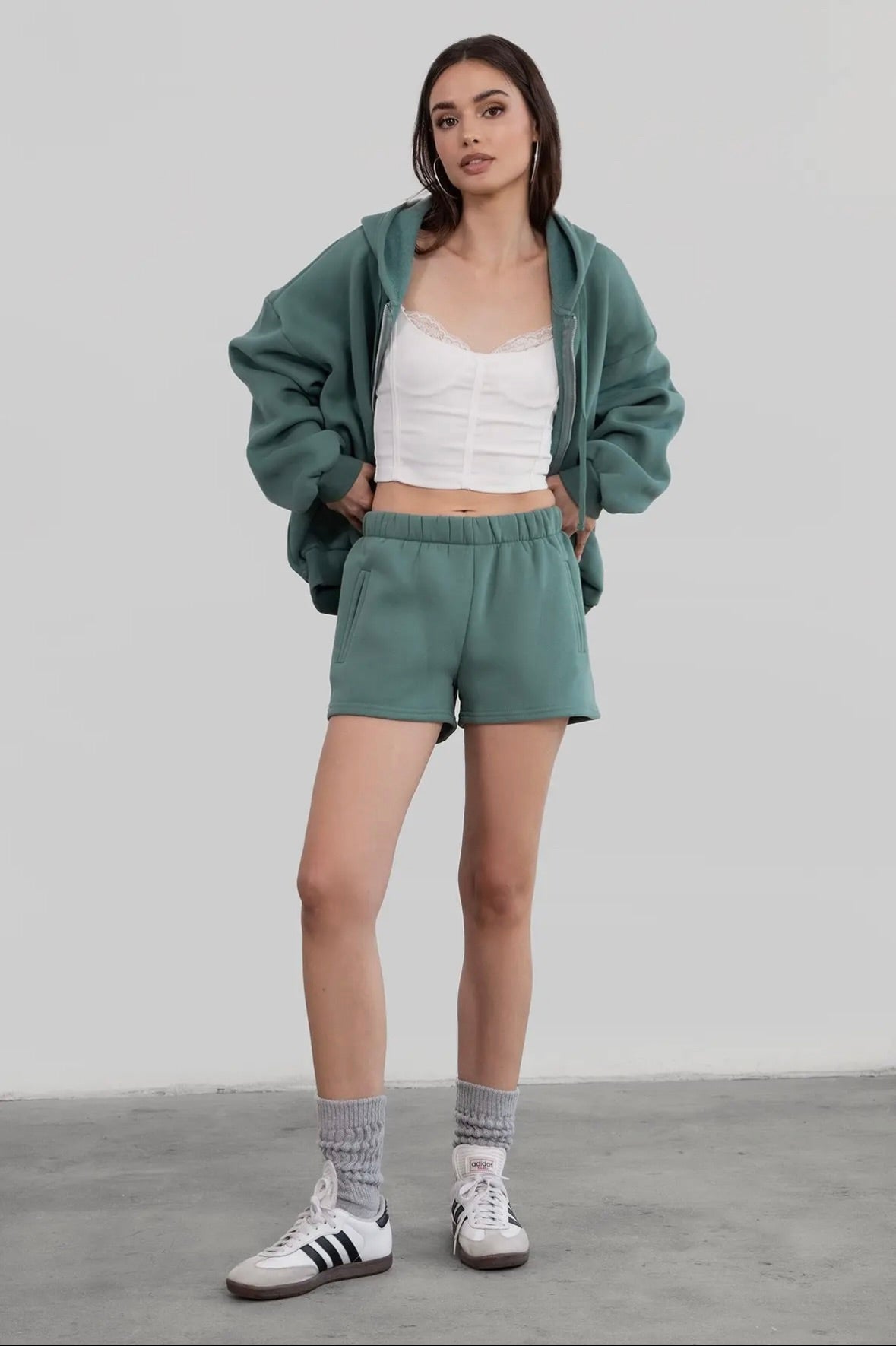 chill girl sweatshorts