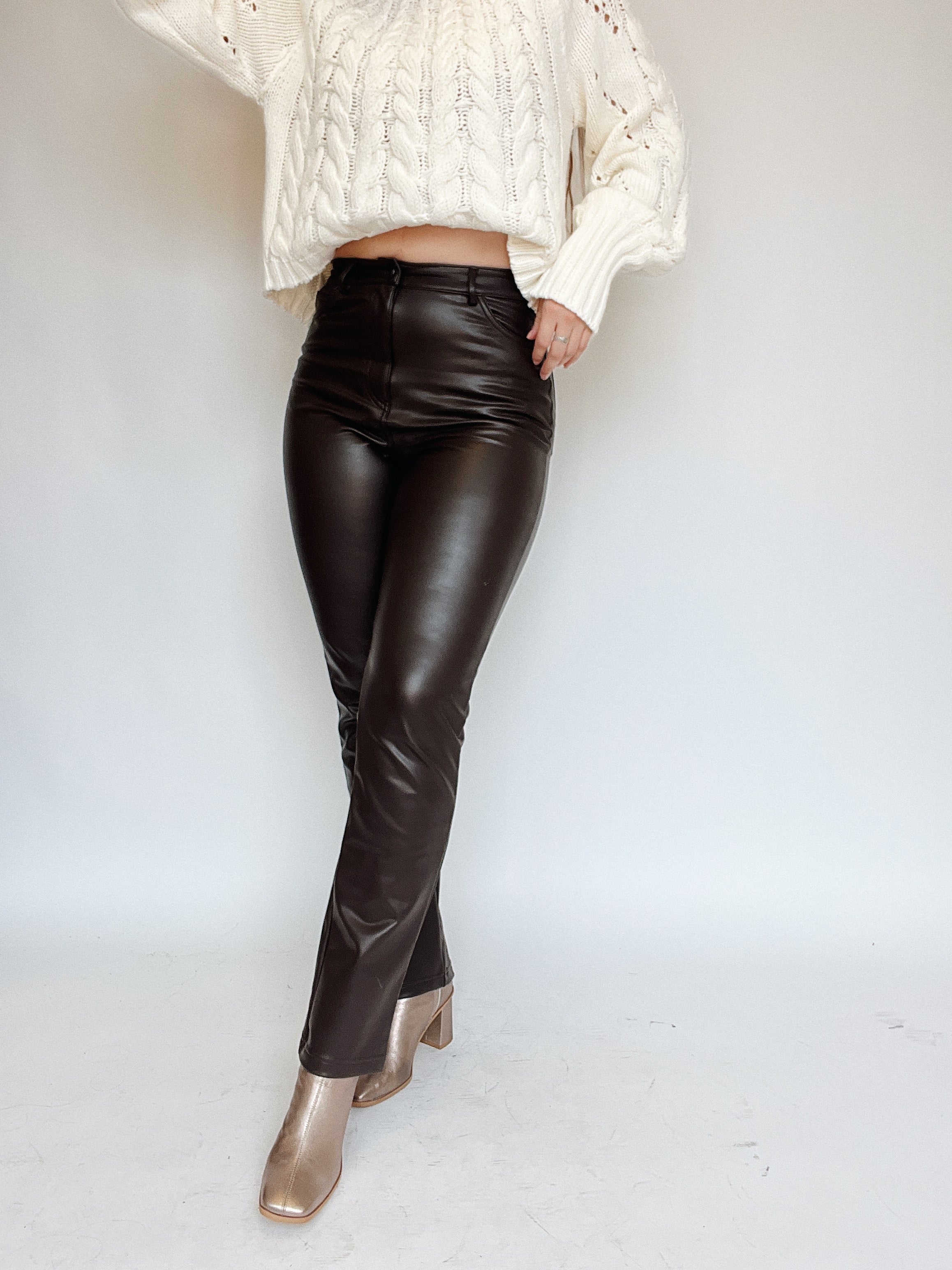 kennedy vegan leather pant