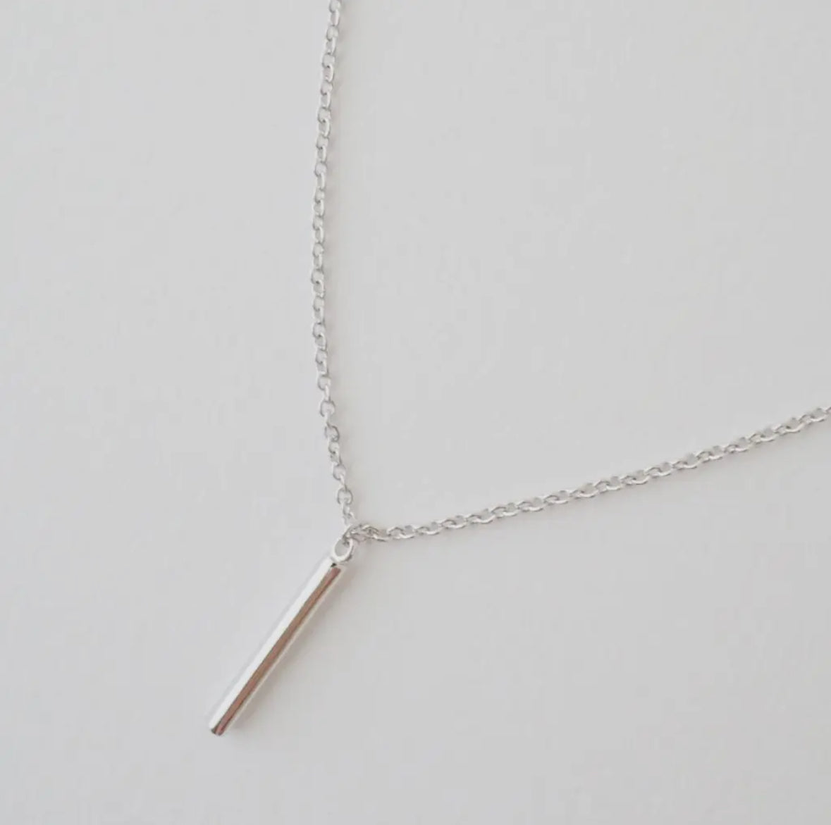 pipette bar necklace