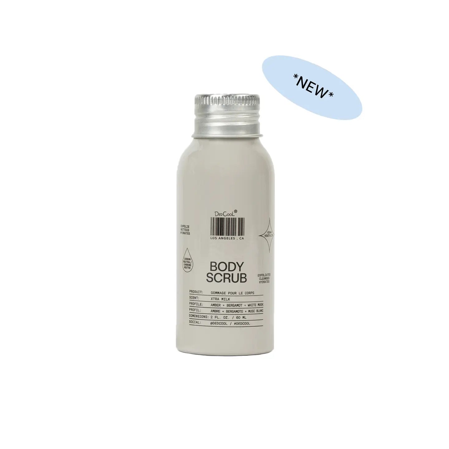 dedcool xtra milk body scrub