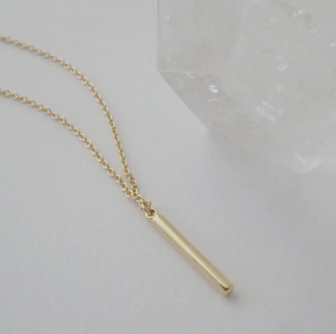 pipette bar necklace