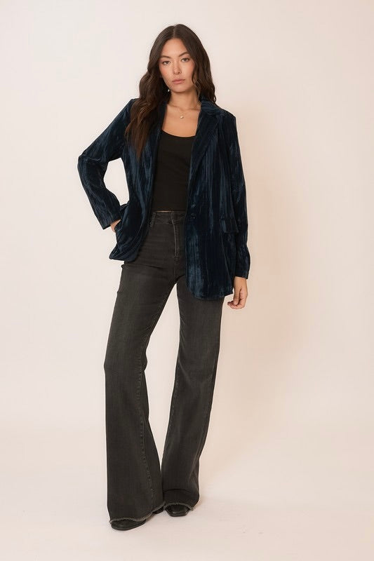 velvet crush blazer