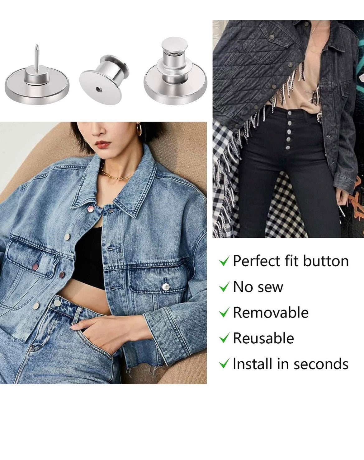 perfect fit buttons