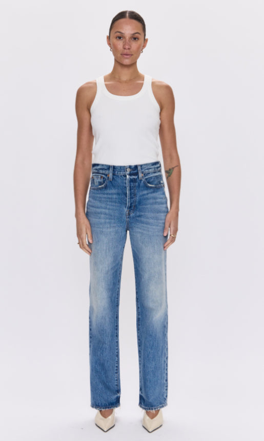 cassie high rise straight - serpentine vintage