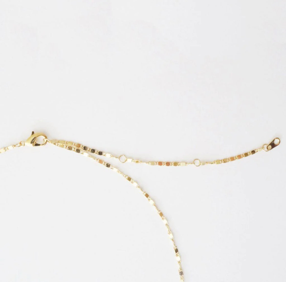 confetti chain choker necklace