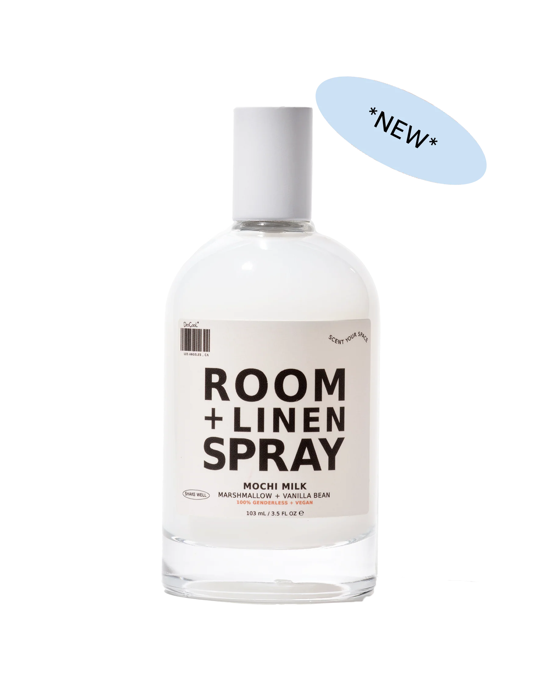 dedcool room + linen spray - mochi milk