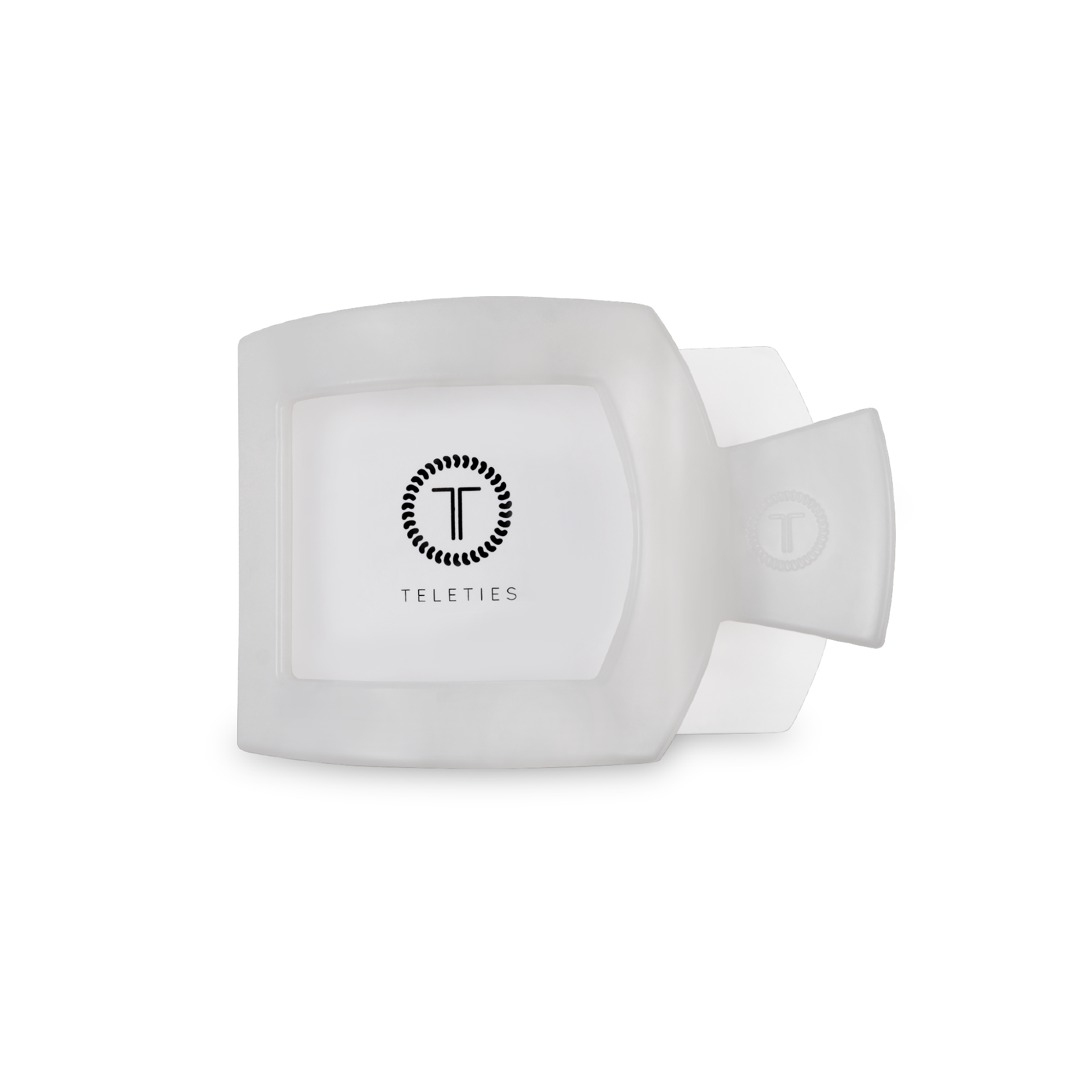 square flat hair clip - small