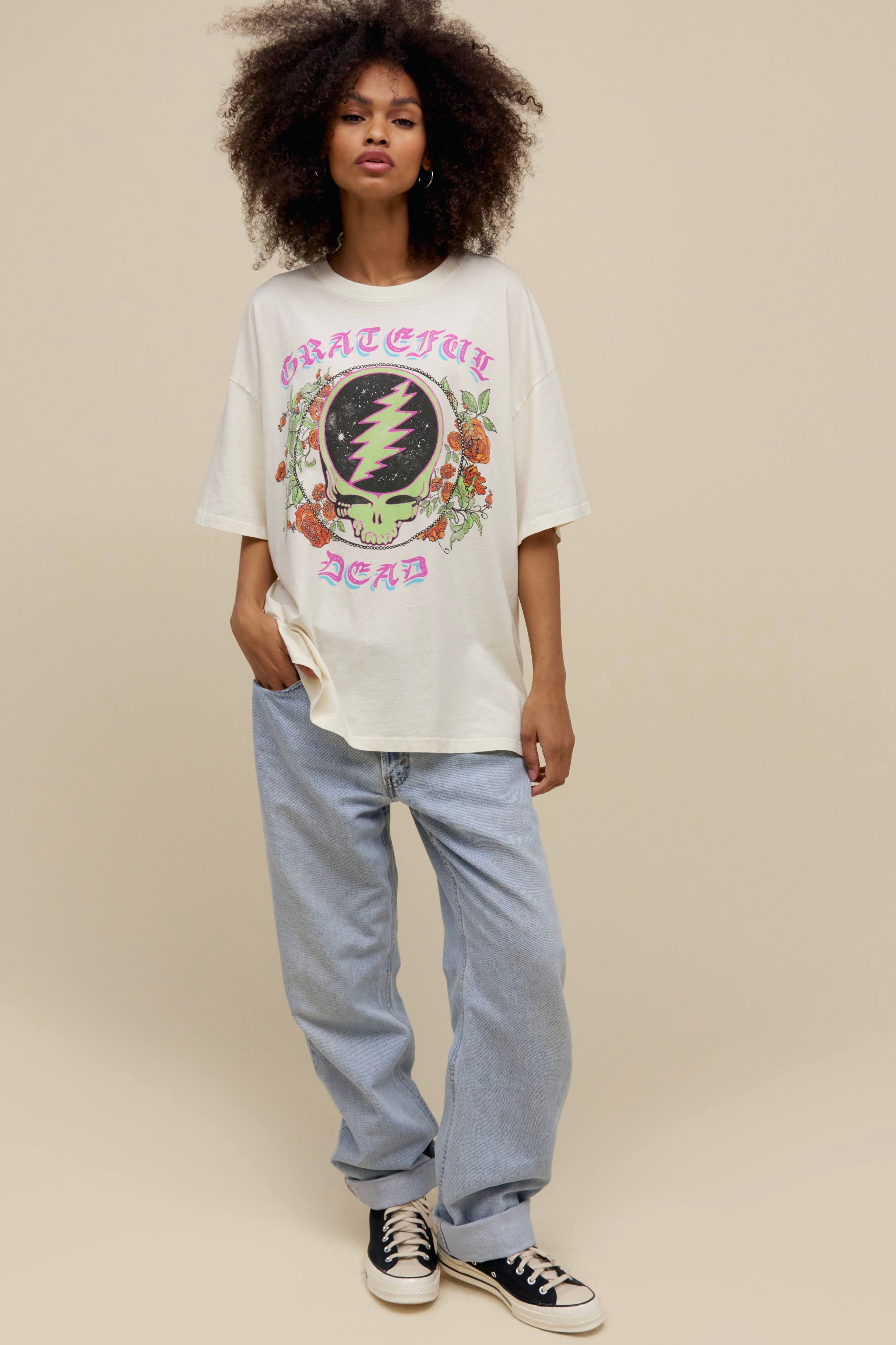 grateful dead space your face one size tee