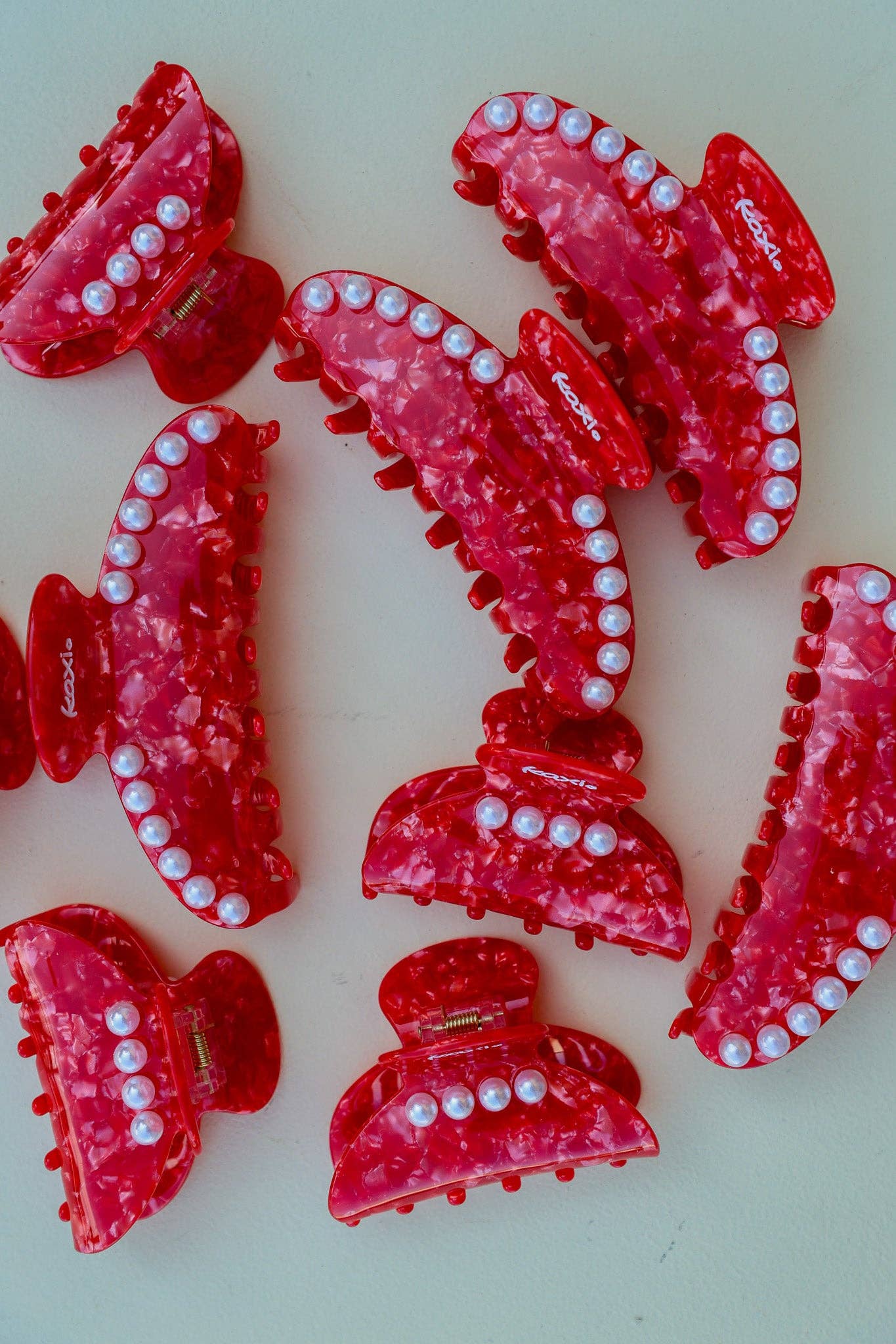 red pearl claw - oversized