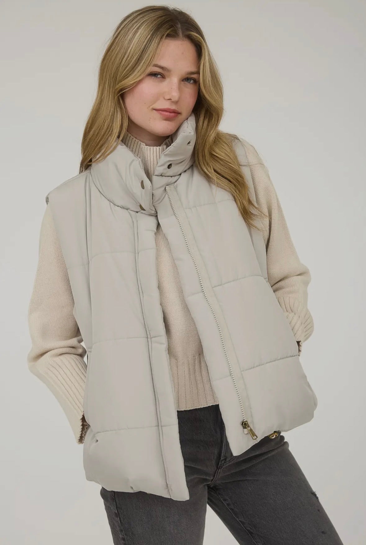 mellie puffer vest