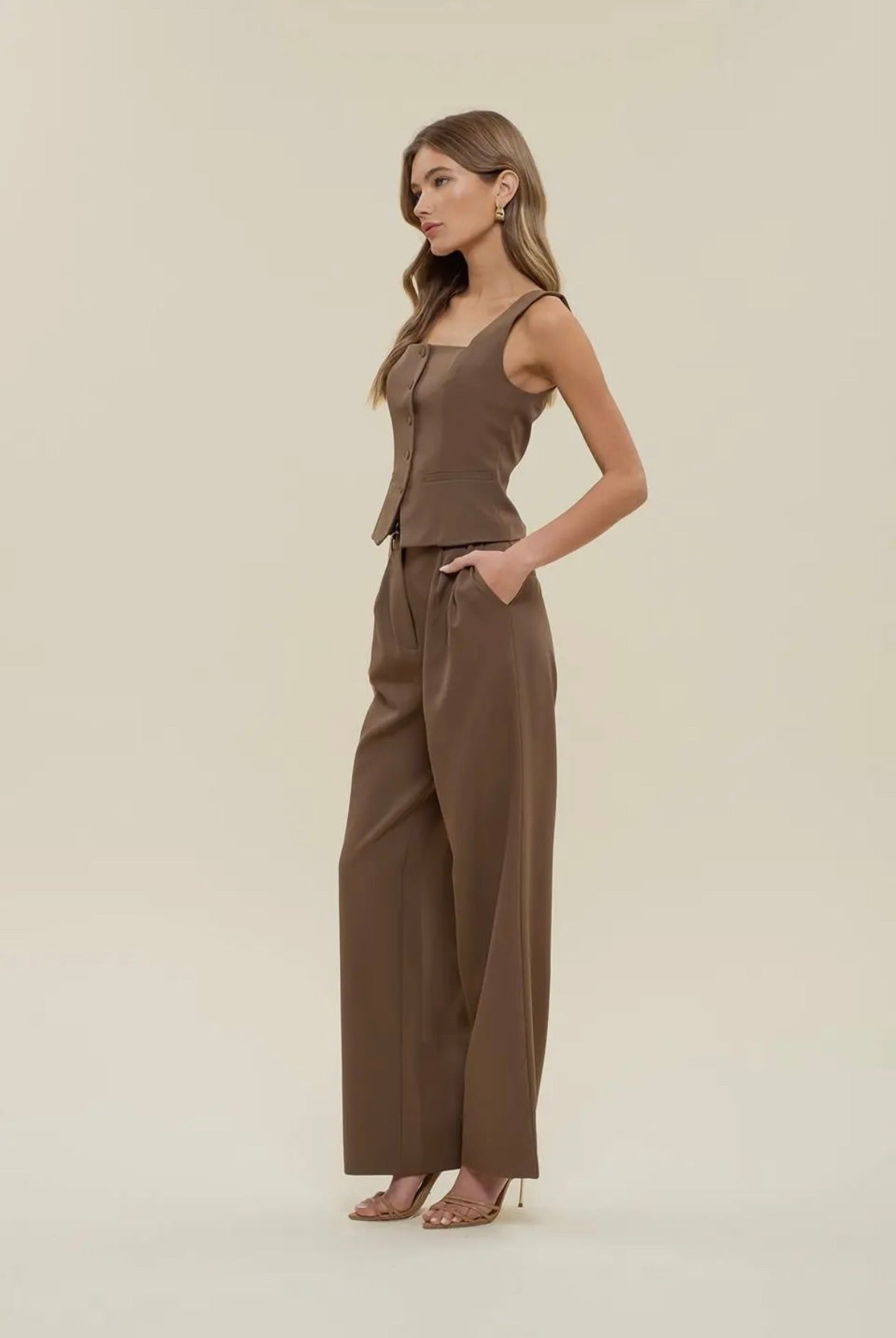 kira wide leg trouser pant