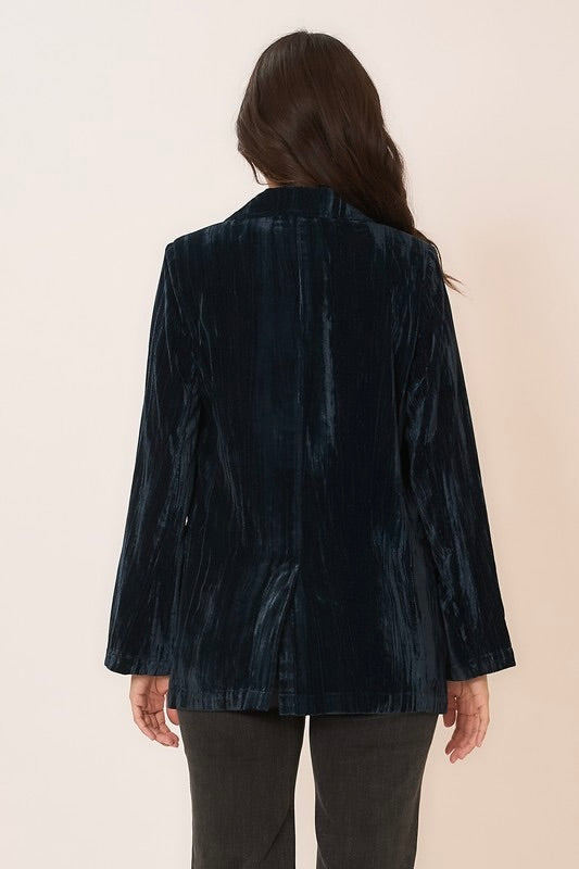 velvet crush blazer