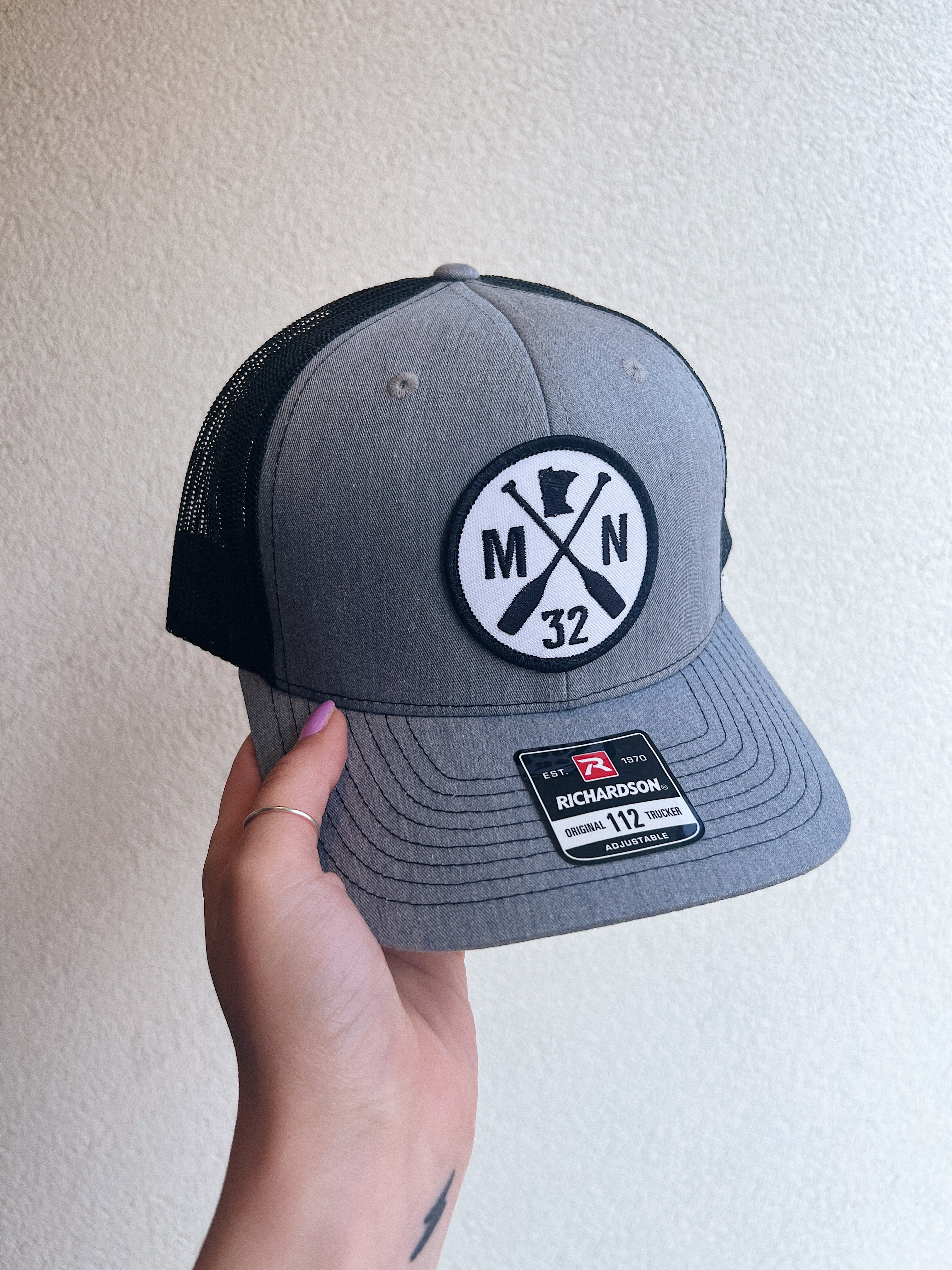 the classic mn paddle mesh snapback