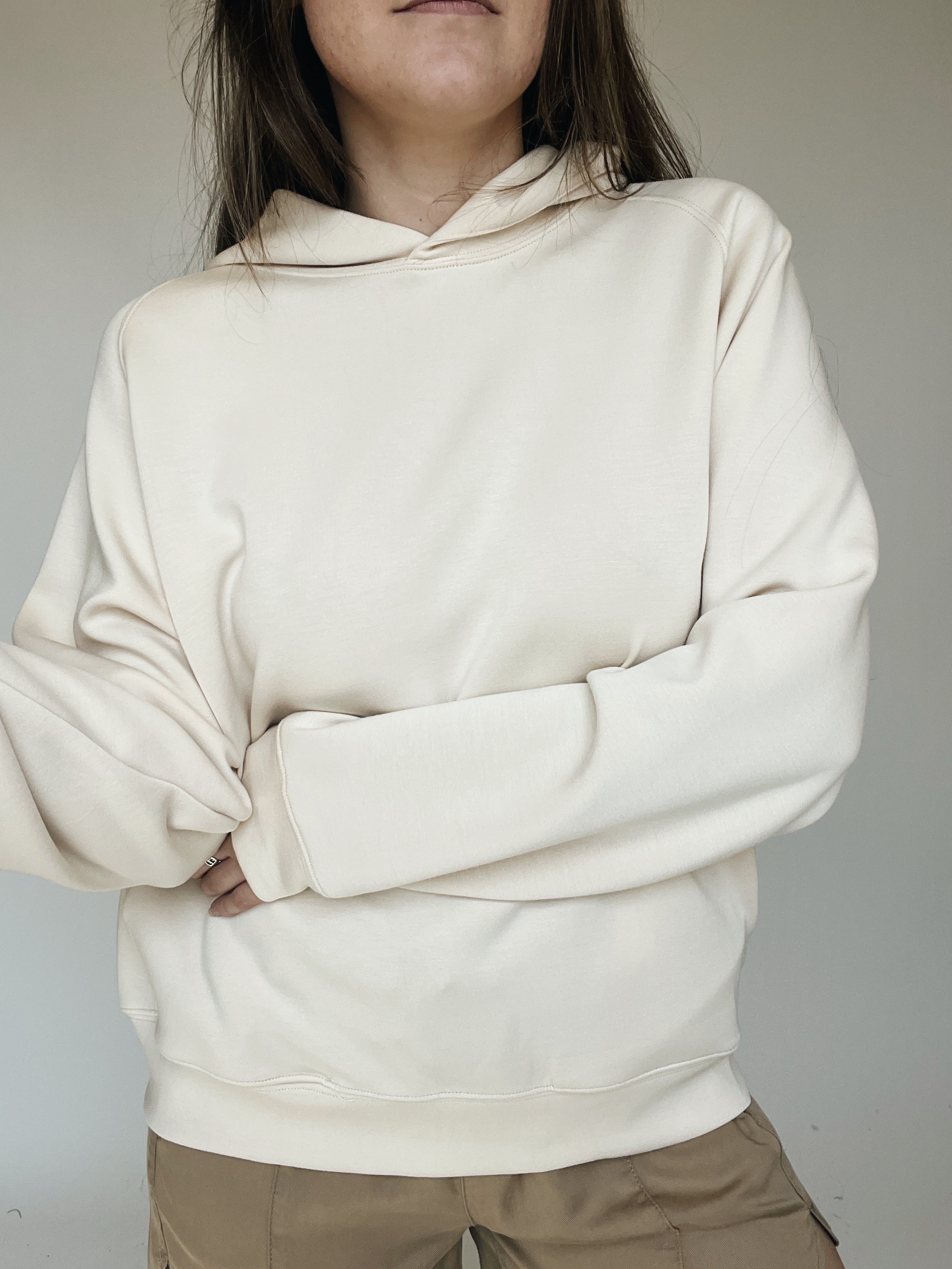 relaxed soft hoodie