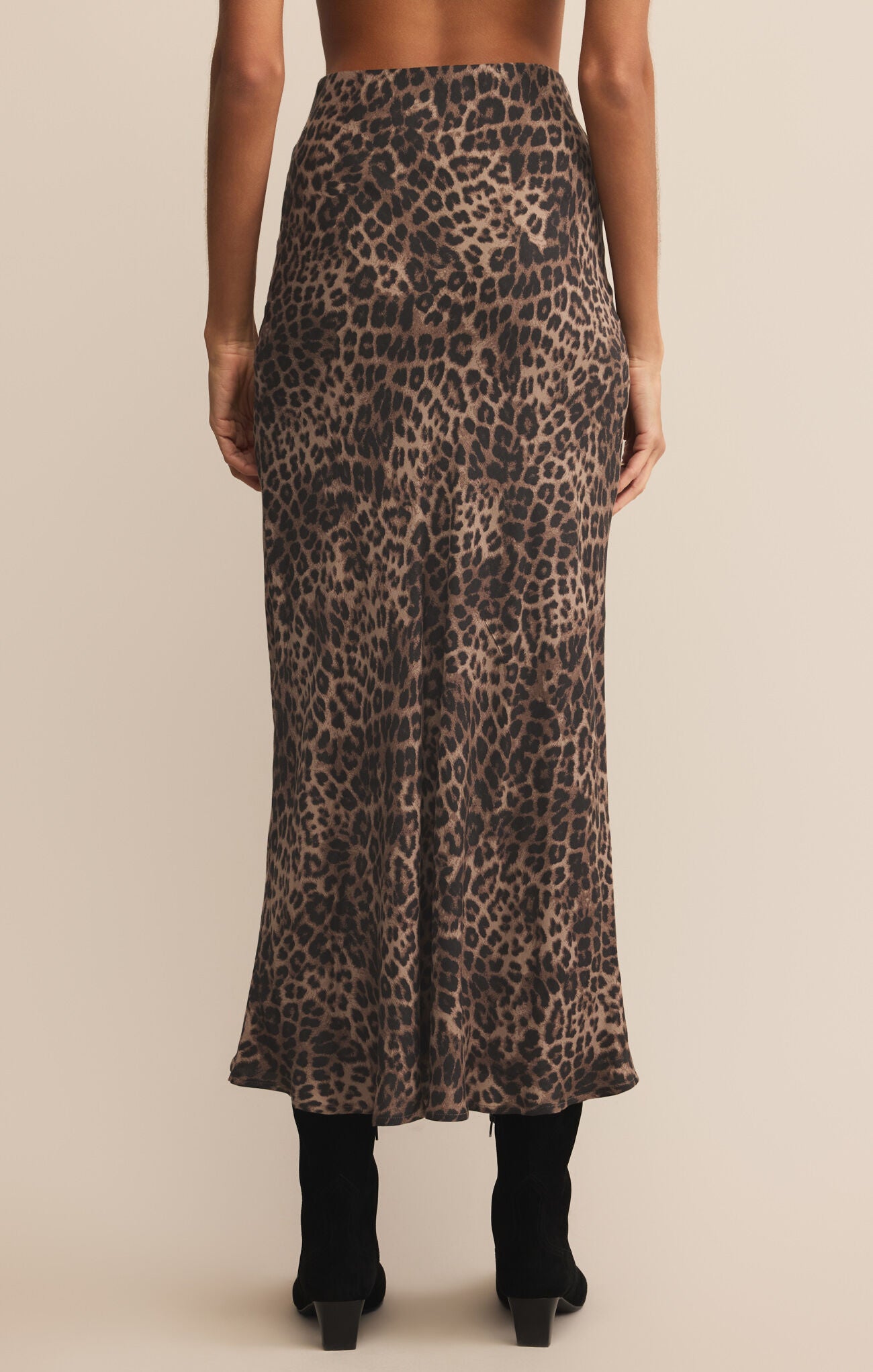 izabel leopard skirt