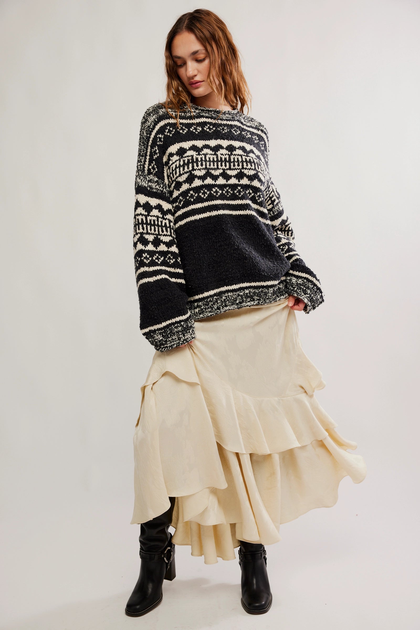 fp dani pattern sweater