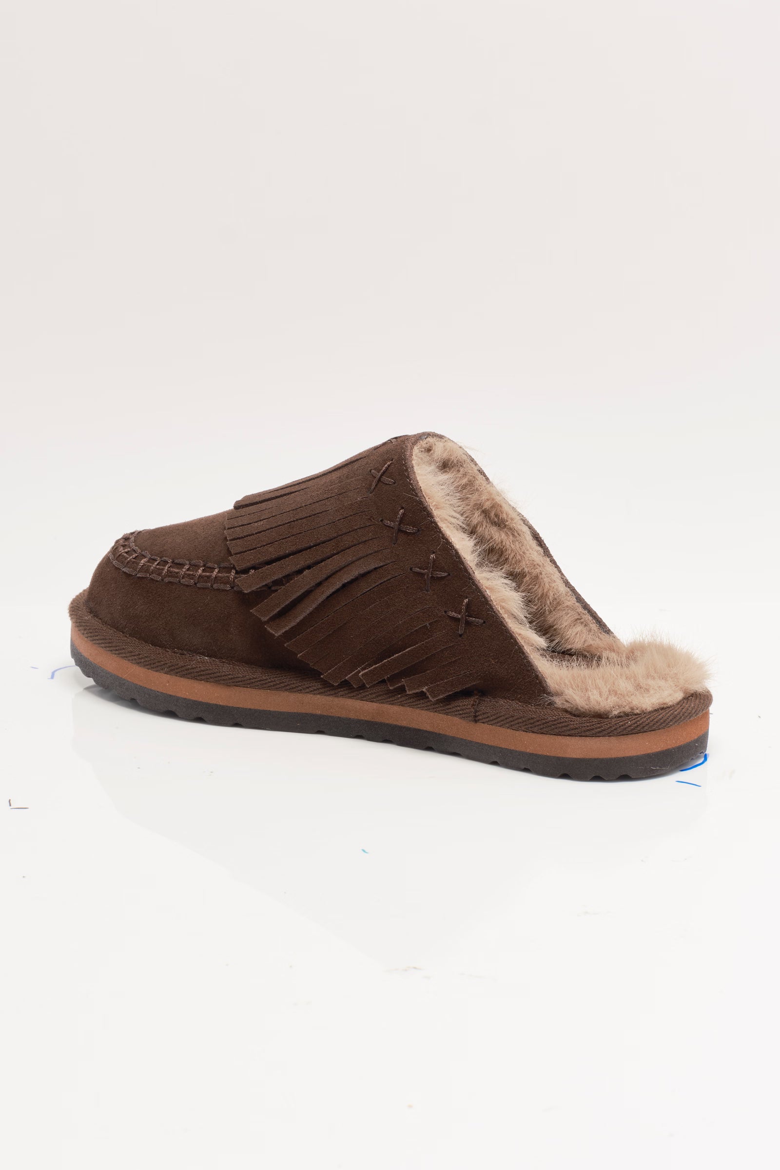 fp fallon fringe mule