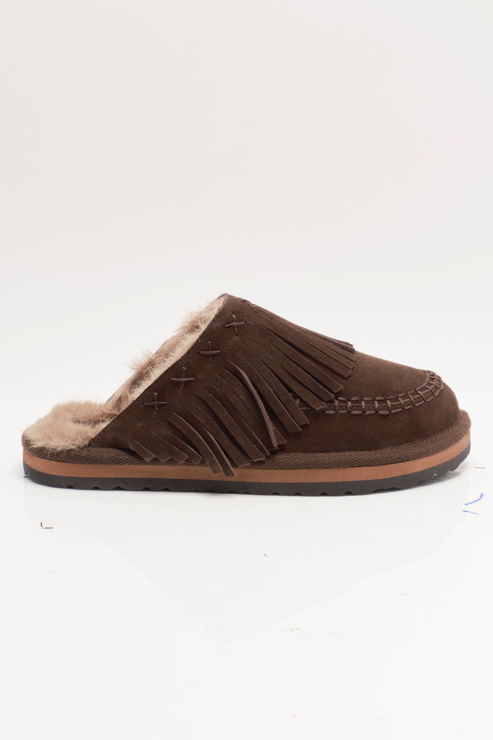 fp fallon fringe mule