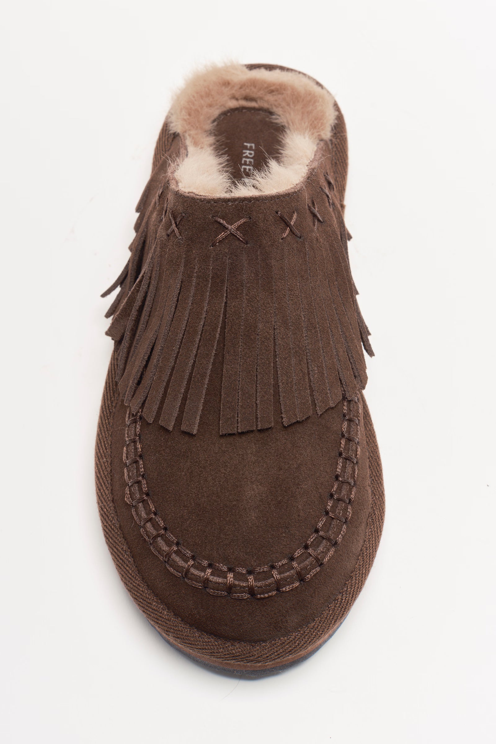 fp fallon fringe mule