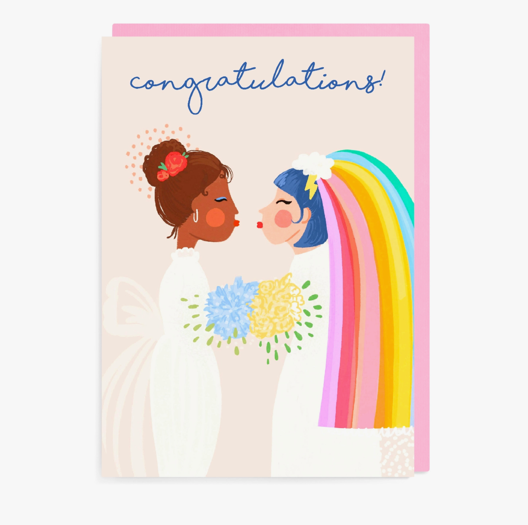 pride brides card