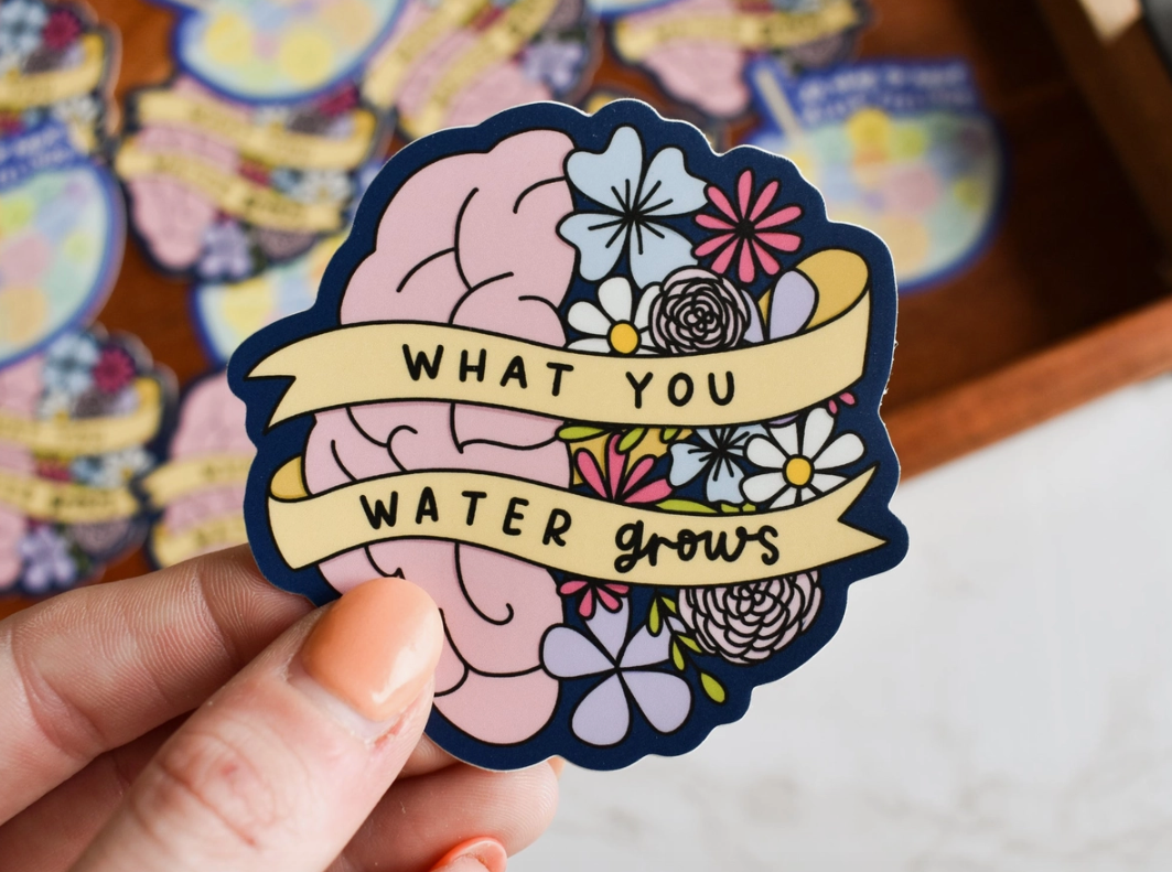 what you water sticker