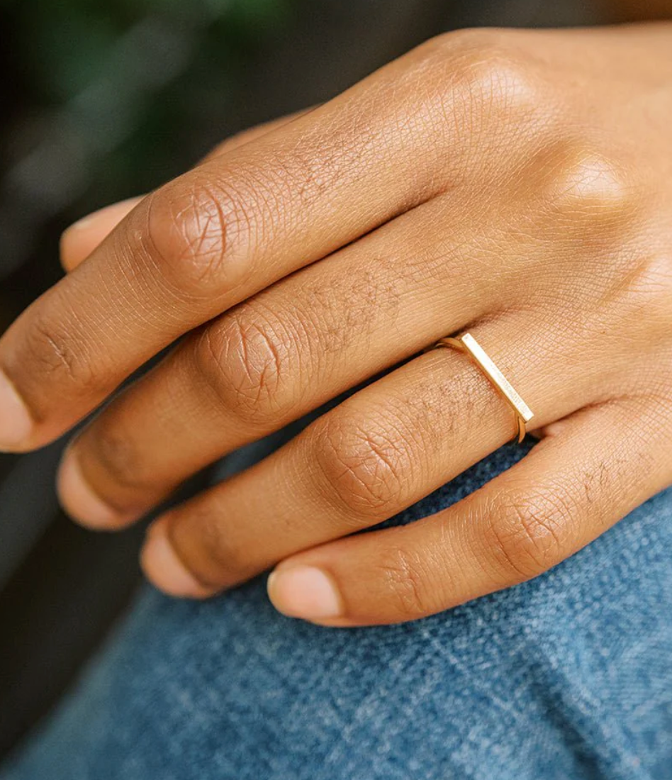 long bar ring