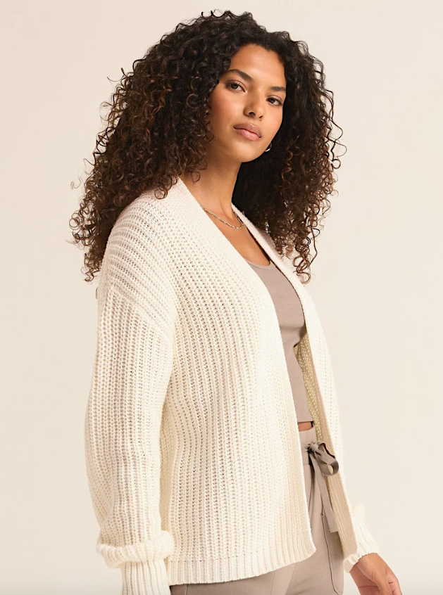 sutton rib cardigan