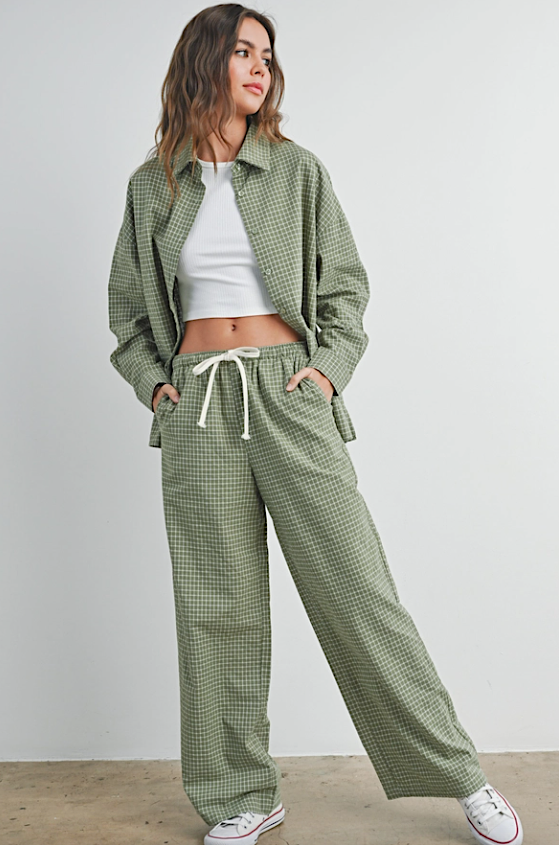 misty checkered pants