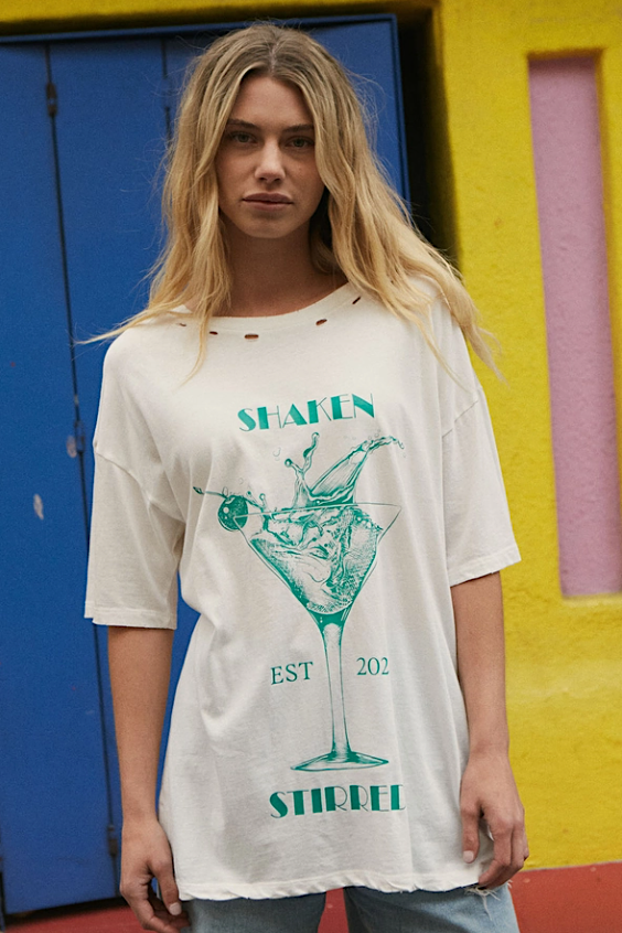 shaken not stirred tee