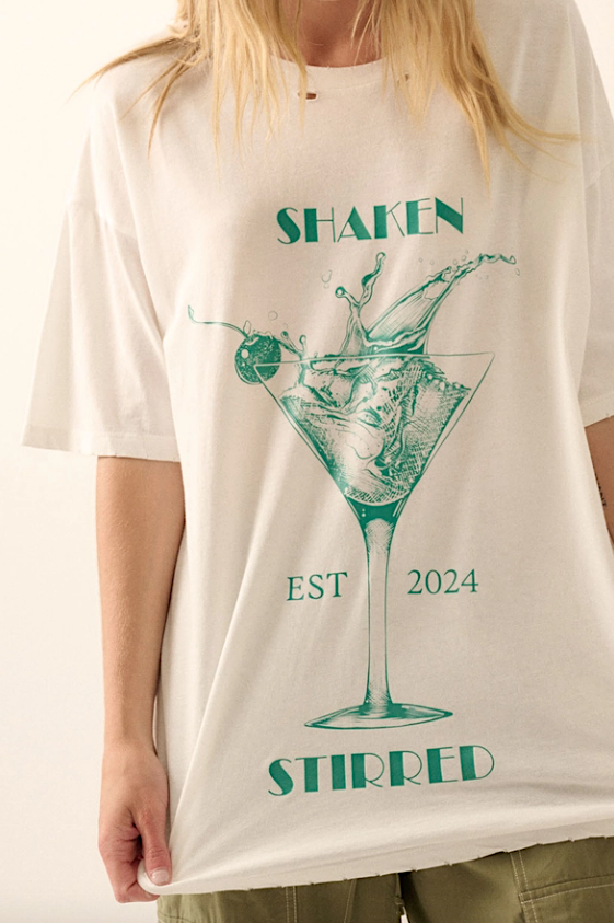 shaken not stirred tee