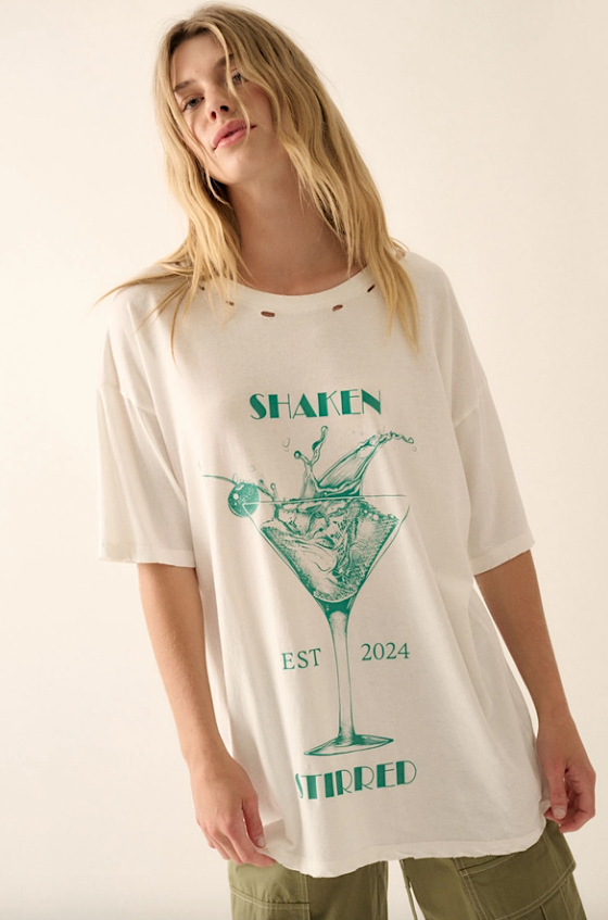 shaken not stirred tee