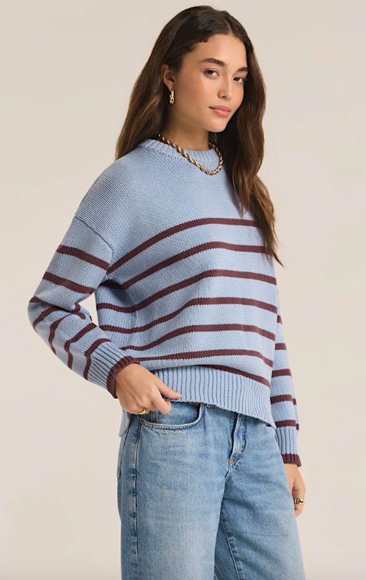 boyfriend stripe sweater