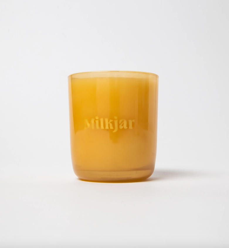 milk jar candle - before sunrise