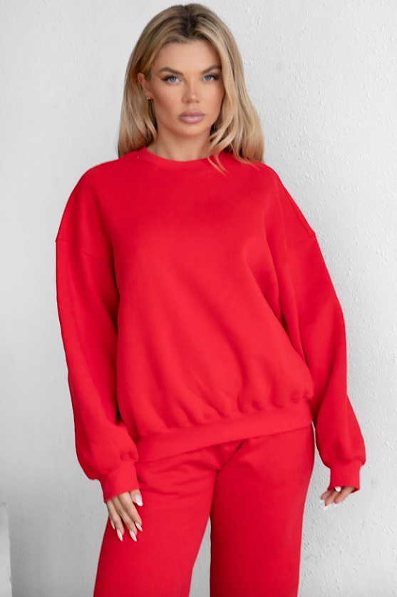 chill girl crewneck pullover