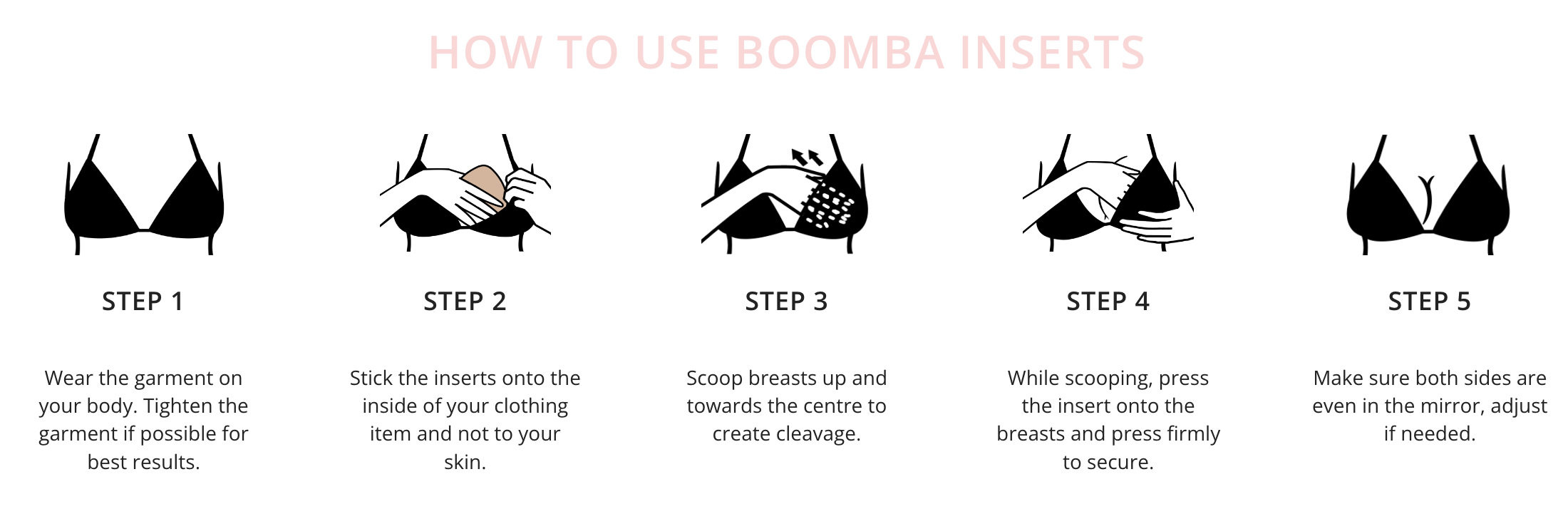 BOOMBA  Patented Adhesive Inserts on Instagram: Instant lift and