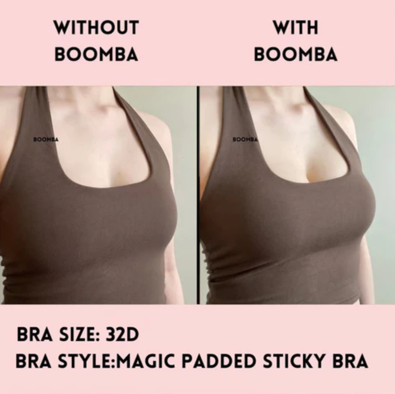 boomba magic padded sticky bra