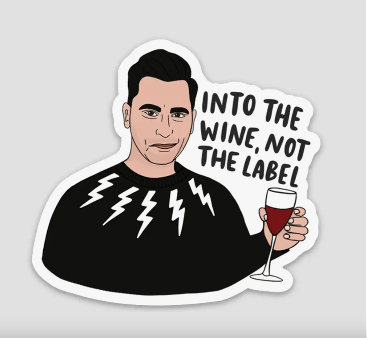 wine not label sticker