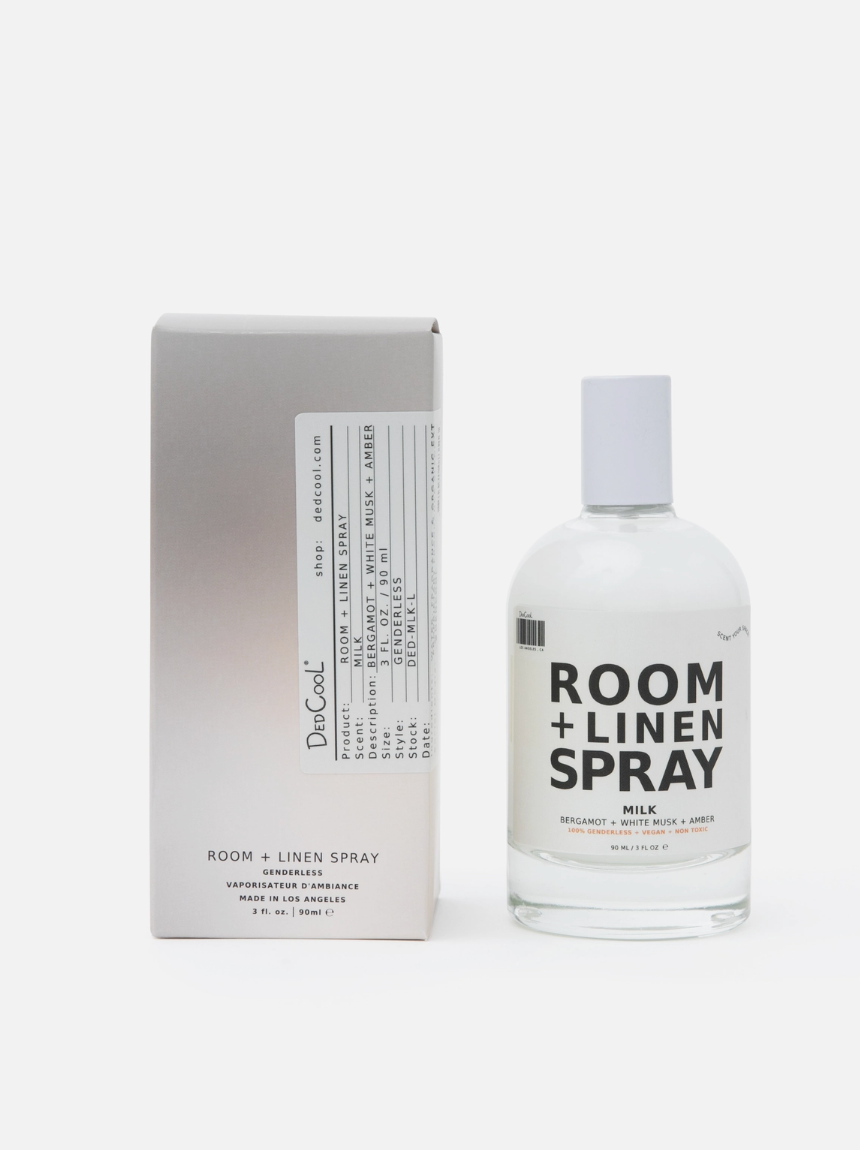 dedcool room + linen spray - milk