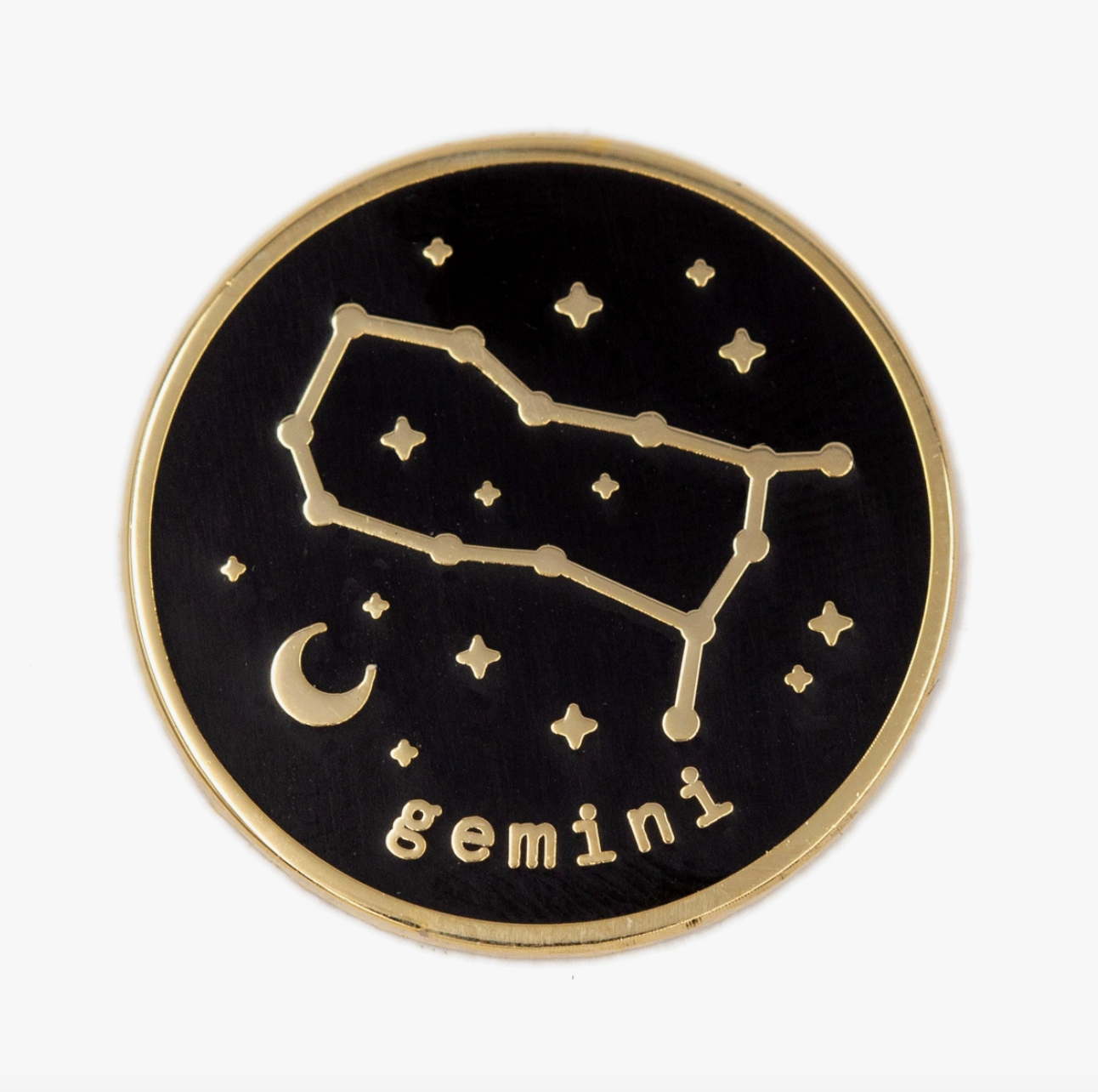 zodiac enamel pin