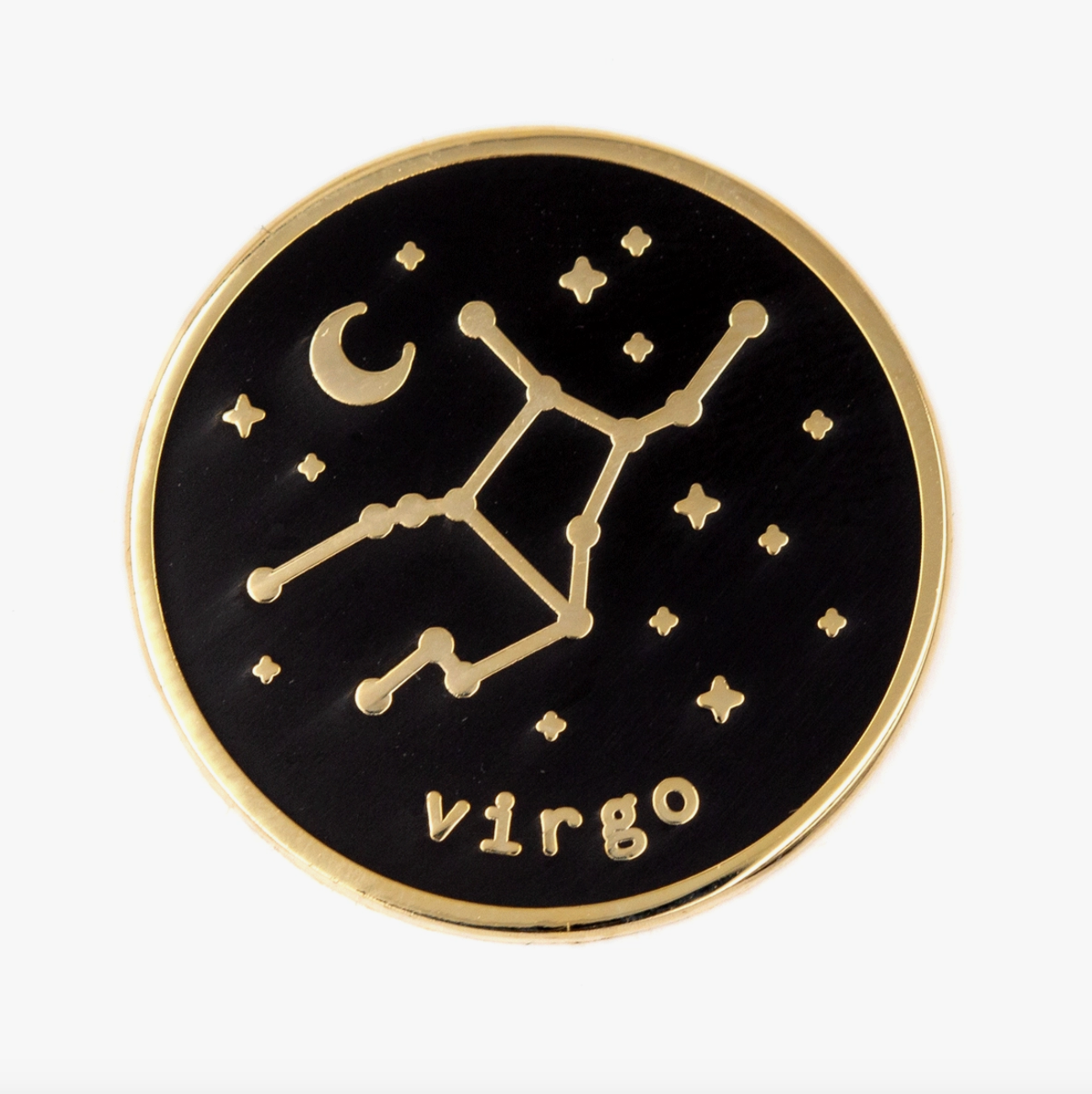 zodiac enamel pin