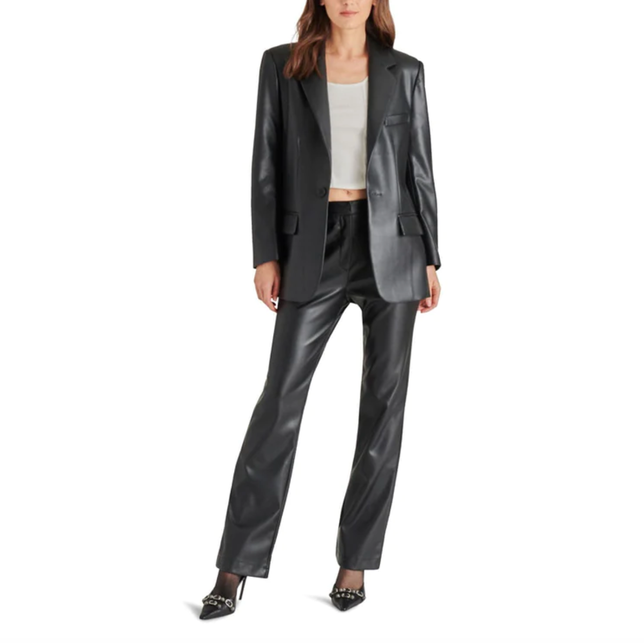 sm mercer faux leather pant