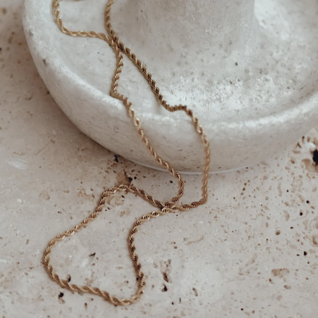 mini rope chain necklace