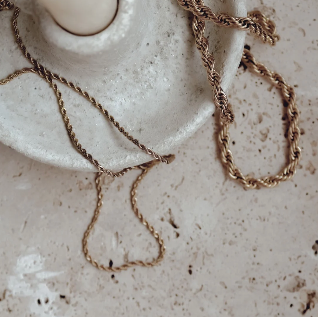 mini rope chain necklace